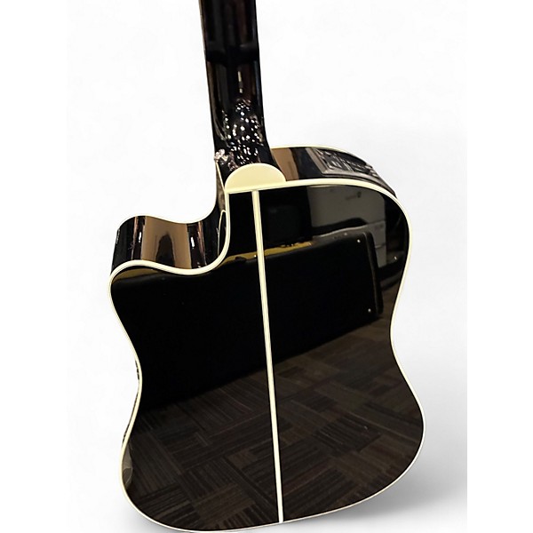 Used 2020 Takamine EF341SC Black Acoustic Electric Guitar