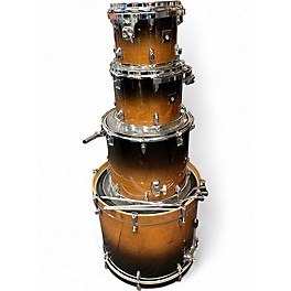Used TAMA 4 Piece Superstar classic Brown Fade Burst Drum Kit