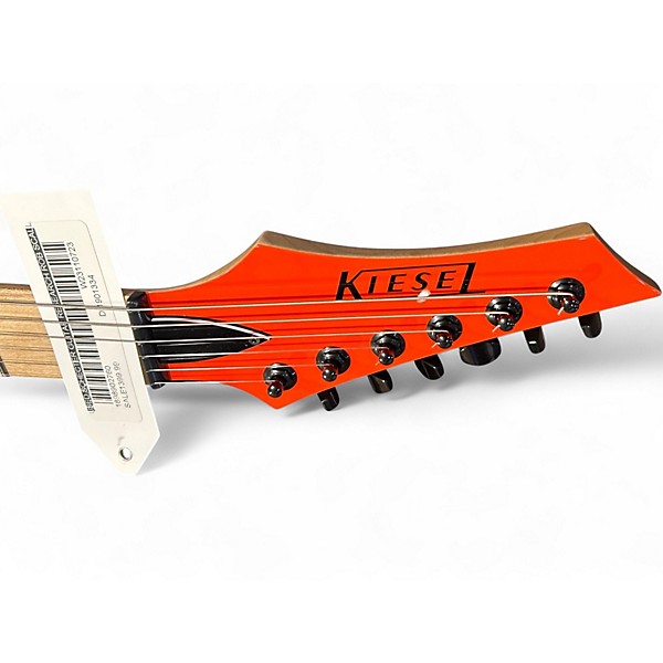 Used Kiesel Aries Titanium 6 RACING ORANGE Solid Body Electric Guitar