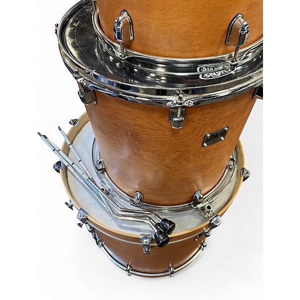 Used Shine Custom Drums & Percussion 3 Piece maple Natural Drum Kit