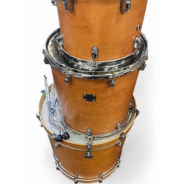 Used Shine Custom Drums & Percussion 3 Piece maple Natural Drum Kit