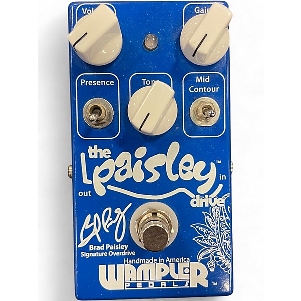 Used Wampler Brad Paisley Signature Overdrive Effect Pedal