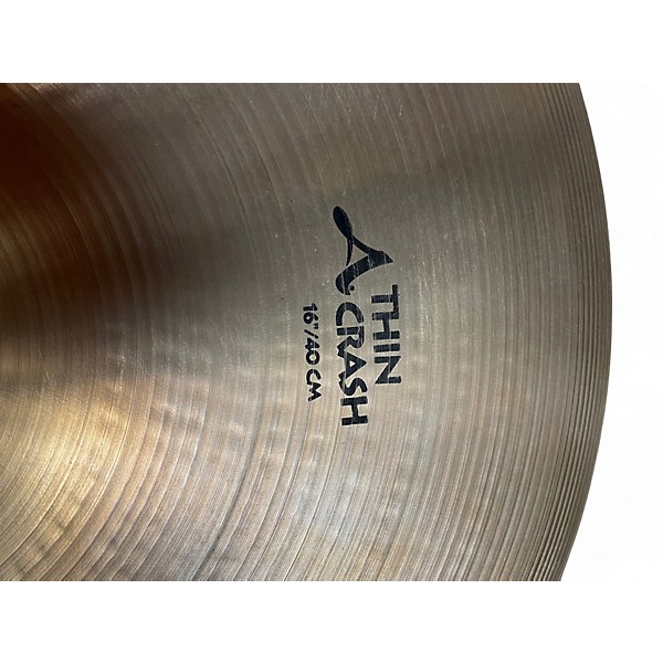 Used Zildjian 14in A Series Thin Crash Cymbal