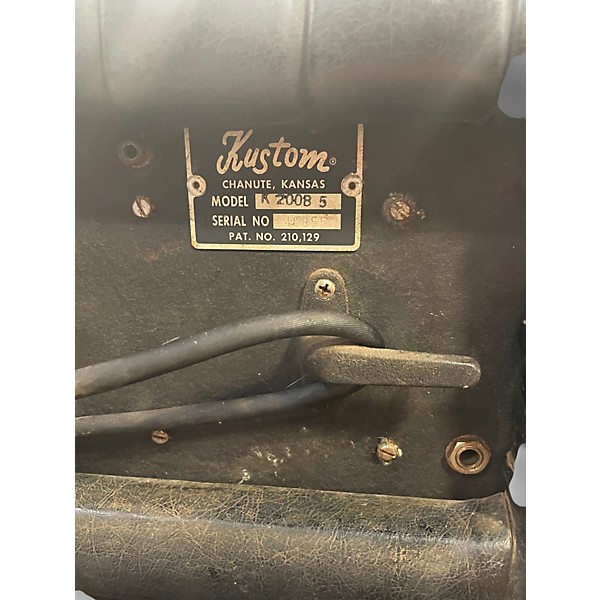 Vintage 1980s Kustom TUCK N ROLL 200 Bass Combo Amp