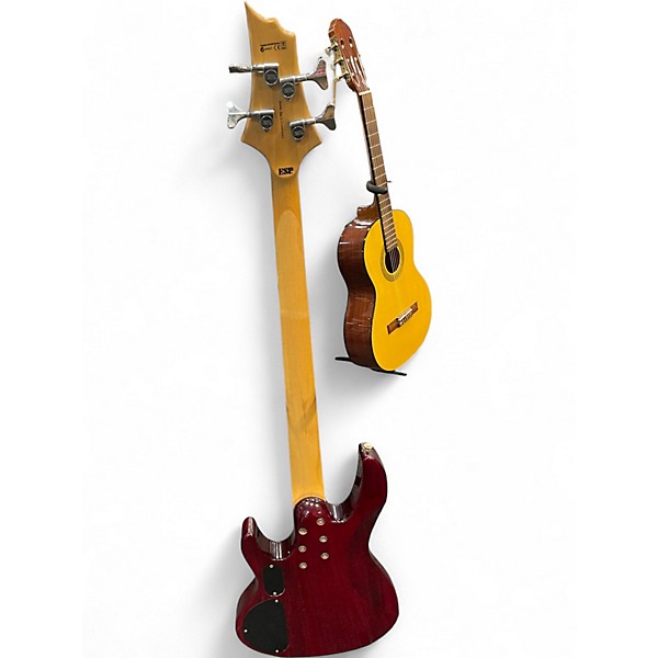 Used ESP LTD B50 Burgundy Electric Bass Guitar