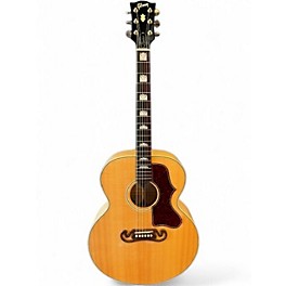 Used Gibson SJ200 Studio Super Jumbo Natural Acoustic Electric Guitar