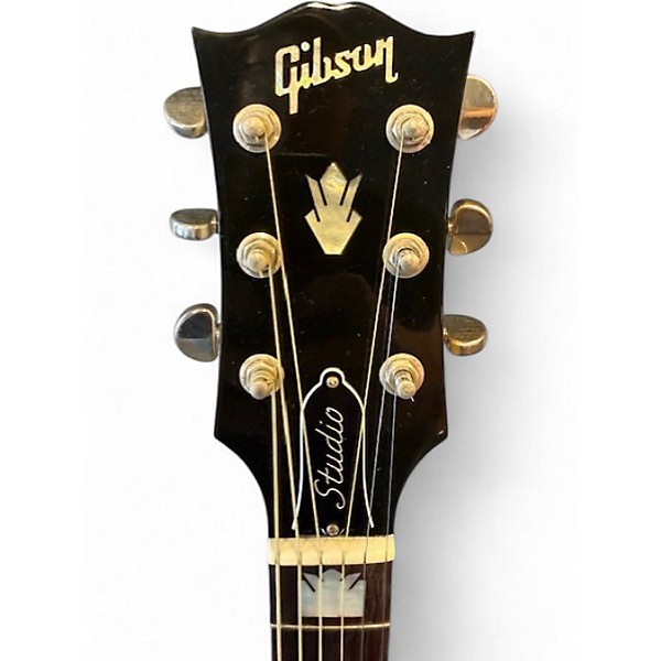 Used Gibson SJ200 Studio Super Jumbo Natural Acoustic Electric Guitar