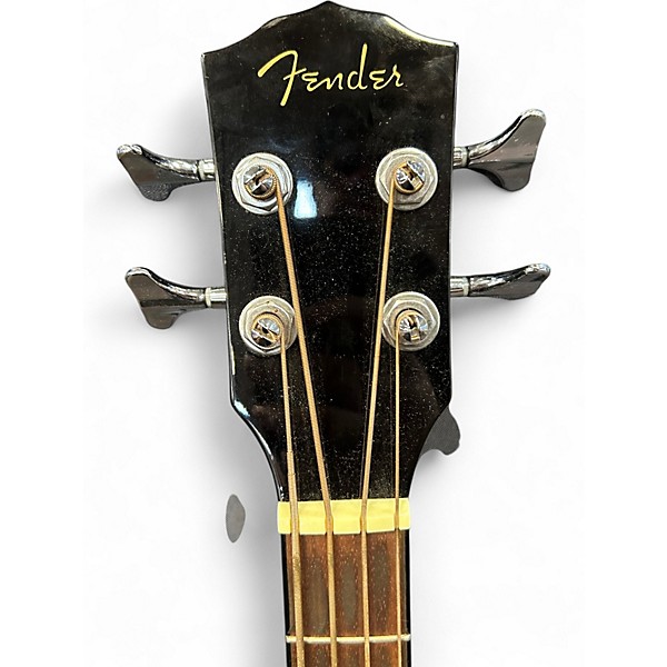 Used Fender CB-60SCE Black Acoustic Bass Guitar
