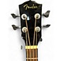 Used Fender CB-60SCE Black Acoustic Bass Guitar