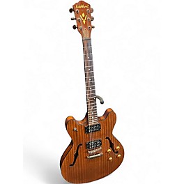 Used Washburn HB32 Mahogany Hollow Body Electric Guitar