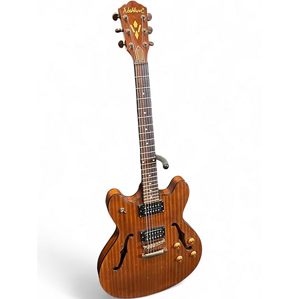 Used Washburn HB32 Mahogany Hollow Body Electric Guitar