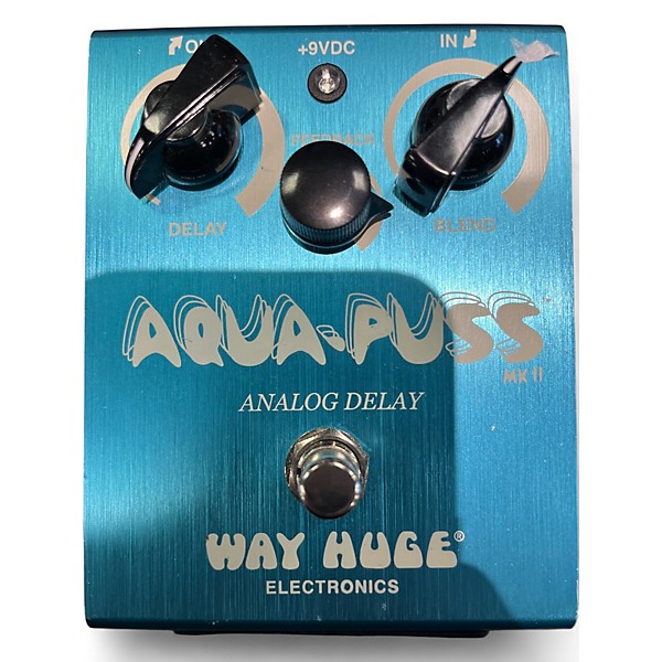Used Way Huge Electronics WHE701 Aqua Puss Analog Delay Effect Pedal