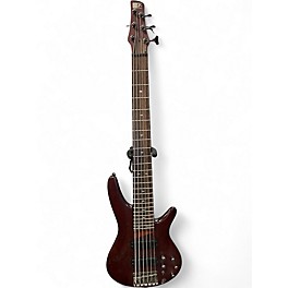 Used Ibanez  SR506 Brown Mahogany Electric Bass Guitar