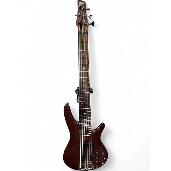 Used Ibanez  SR506 Brown Mahogany Electric Bass Guitar