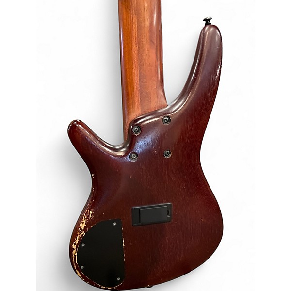 Used Ibanez  SR506 Brown Mahogany Electric Bass Guitar