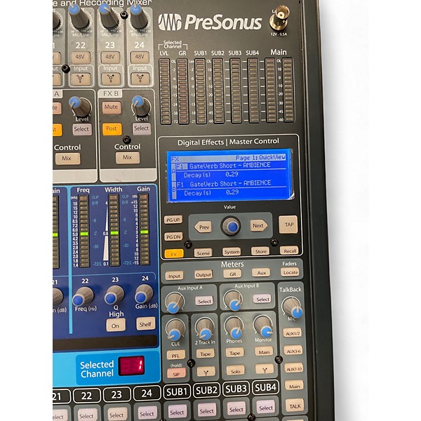 Used PreSonus Studio Live 24.4.2 Digital Mixer