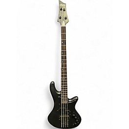 Used Schecter Guitar Research STILETTO STEALTH Black Electric Bass Guitar
