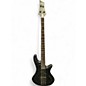 Used Schecter Guitar Research STILETTO STEALTH Black Electric Bass Guitar thumbnail