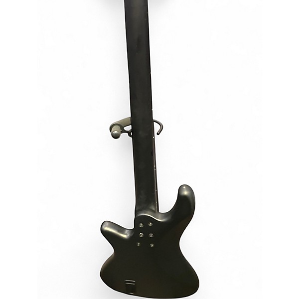 Used Schecter Guitar Research STILETTO STEALTH Black Electric Bass Guitar