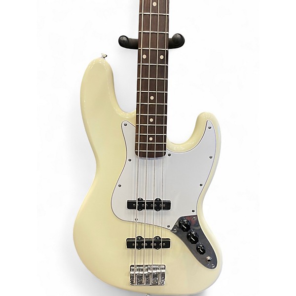 Used Fender Standard Jazz Bass Alpine White Electric Bass Guitar