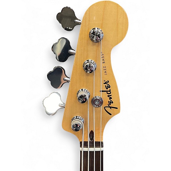 Used Fender Standard Jazz Bass Alpine White Electric Bass Guitar