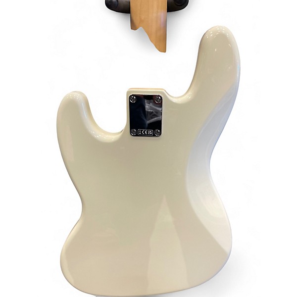 Used Fender Standard Jazz Bass Alpine White Electric Bass Guitar