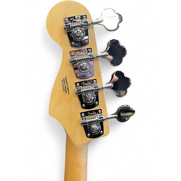 Used Fender Standard Jazz Bass Alpine White Electric Bass Guitar