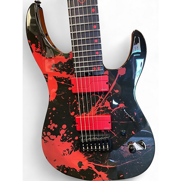 Used Legator NINJA 7 SLAUGHTER SERIES Black Solid Body Electric Guitar
