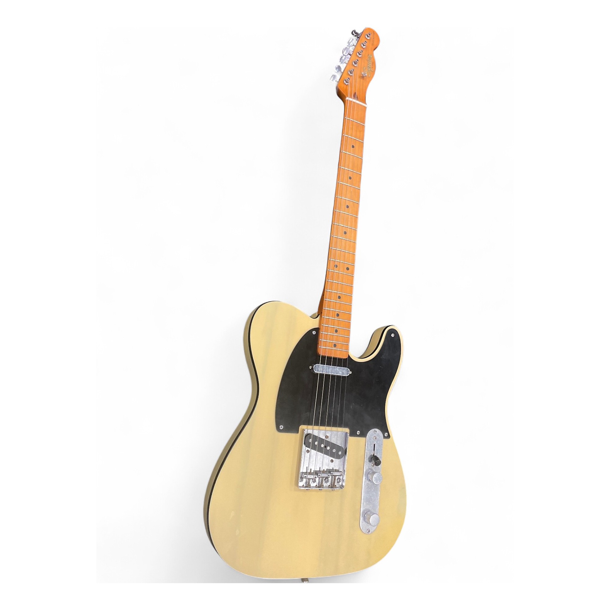 Used Squier 40th Anniversary Telecaster Blonde Solid Body