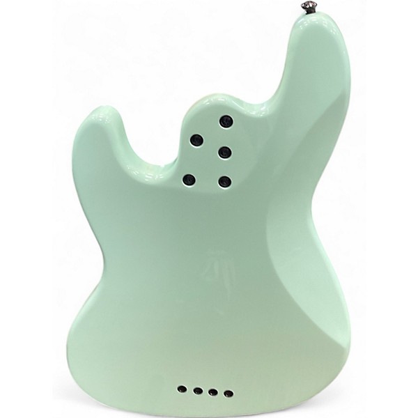 Used Schecter Guitar Research J4 Seafoam Green Electric Bass Guitar