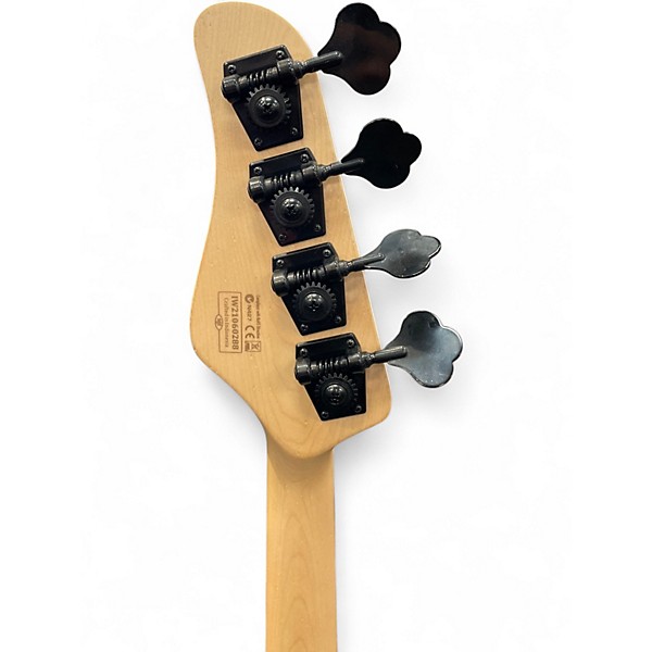 Used Schecter Guitar Research J4 Seafoam Green Electric Bass Guitar