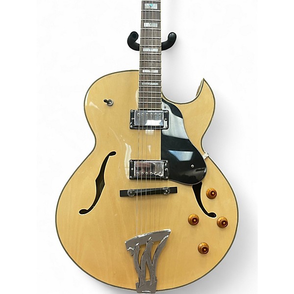 Used Washburn J3 Jazz Florentine Blonde Hollow Body Electric Guitar