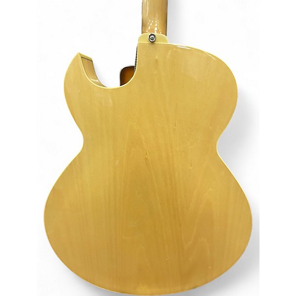 Used Washburn J3 Jazz Florentine Blonde Hollow Body Electric Guitar