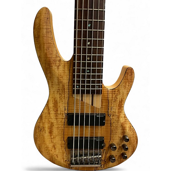 Used ESP LTD B206SM 6 String Natural Electric Bass Guitar