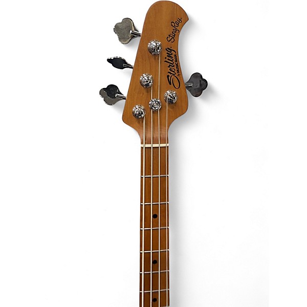 Used Sterling by Music Man Ray34 Blue Electric Bass Guitar