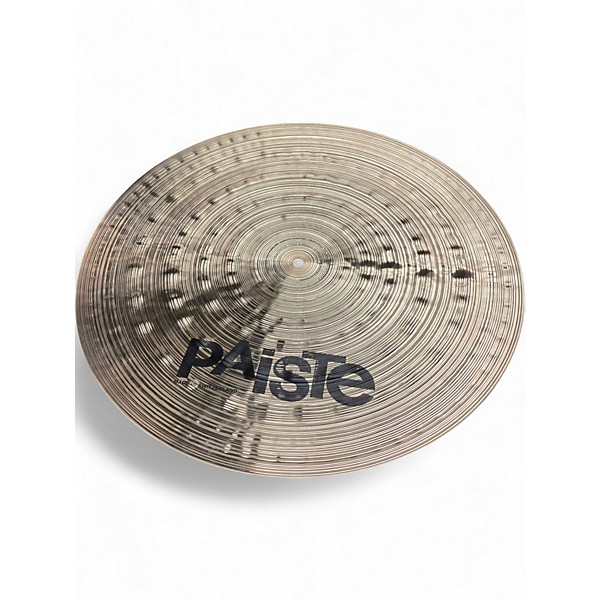 Used Paiste 20in SOUND FORMULA FLATRIDE Cymbal