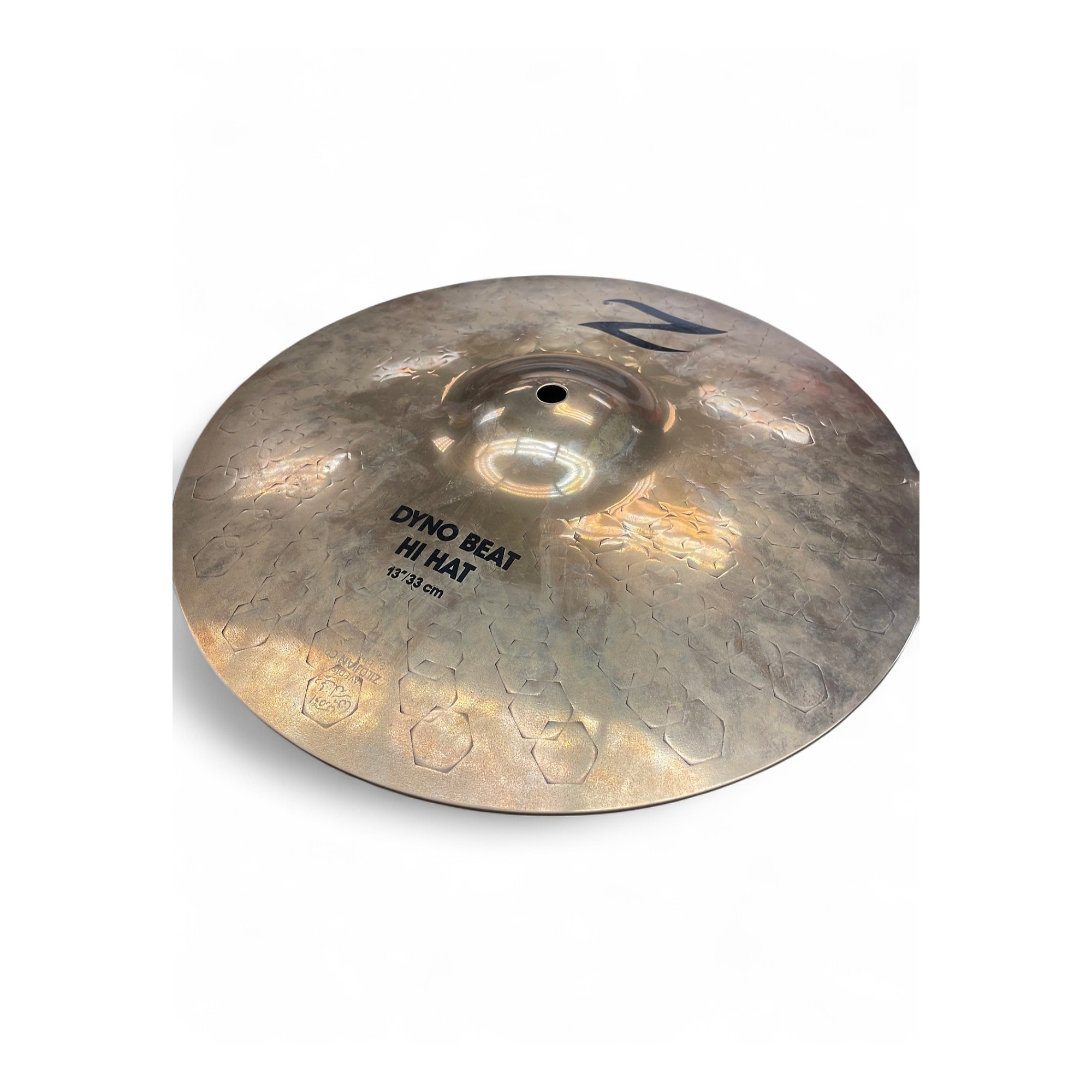 Used Zildjian 13in Z Custom Dyno Beat Hi Hat Cymbal 31