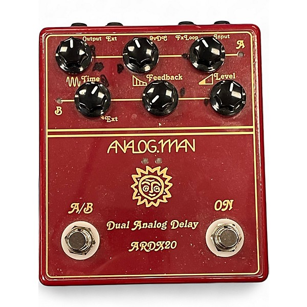 Used Analogman ARDX20 Dual Analog Delay Effect Pedal