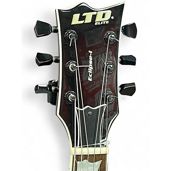 Used 2012 ESP LTD Elite Eclipse I Trans Black Solid Body Electric Guitar