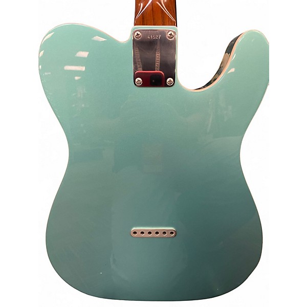 Used 2020 Buzelle BUZZCASTER THINLINE LEFTY OCEAN TOURQUOISE Electric Guitar