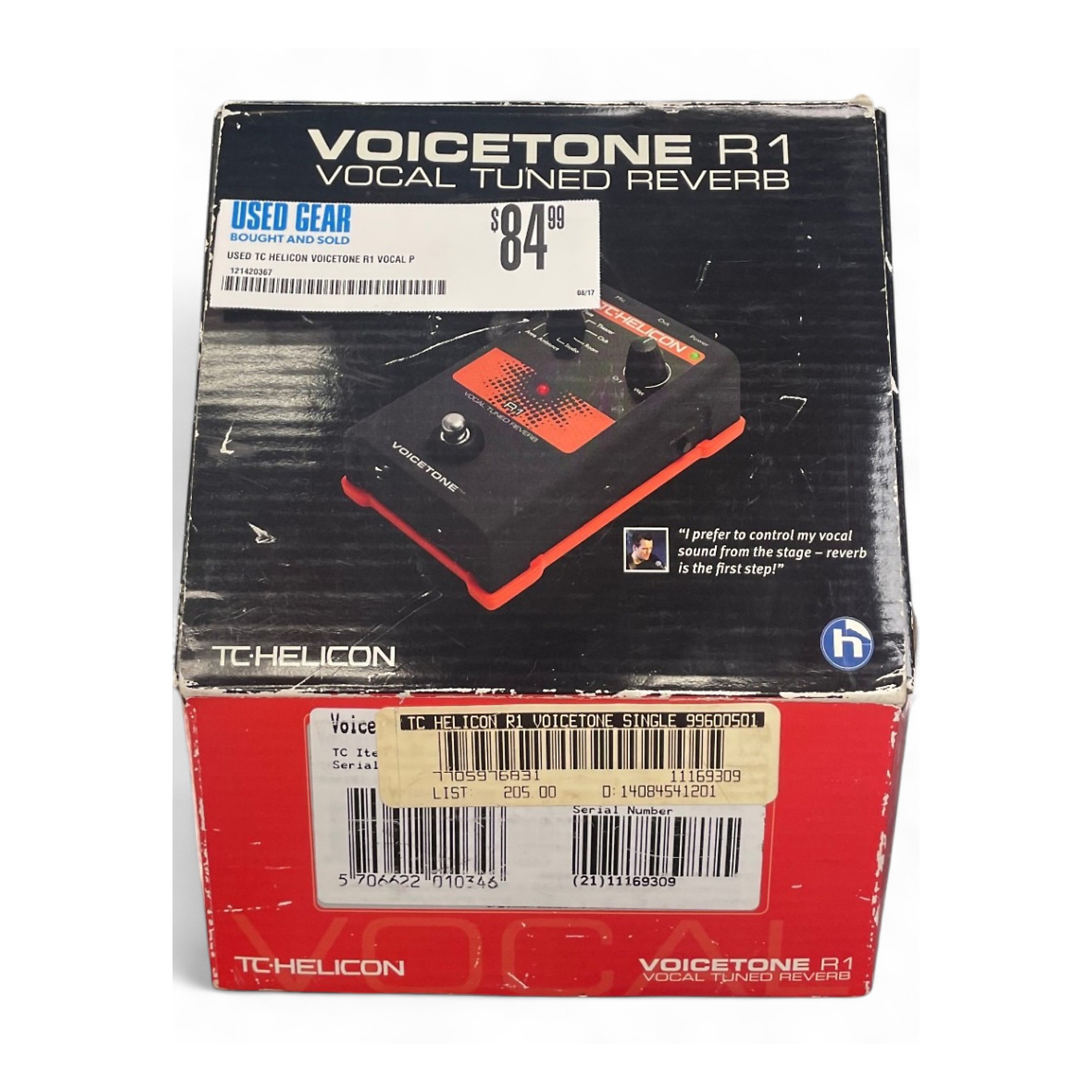 Used TC Helicon VOICETONE R1 Vocal Processor | Guitar Center