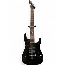 Used ESP LTD SC-607B Black Baritone Guitars