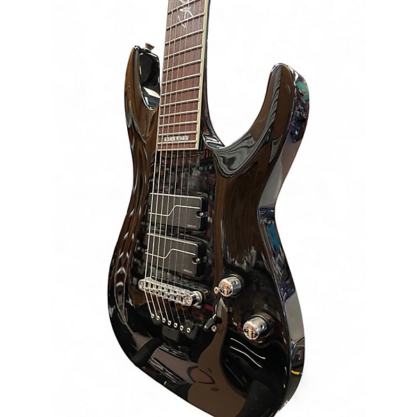 Used ESP LTD SC-607B Black Baritone Guitars