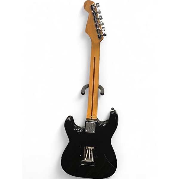 Used 1998 Squier Ii Standard Stratocaster Black Solid Body Electric Guitar