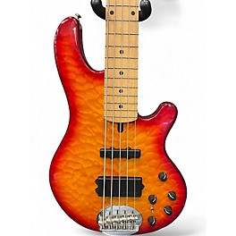 Used Lakland 55-02 Skyline Series 5 String Cherry Sunburst Electric Bass Guitar
