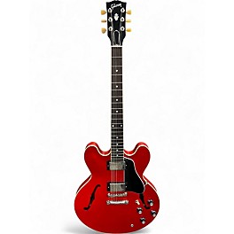 Used 2022 Gibson ES335 Satin Cherry Hollow Body Electric Guitar