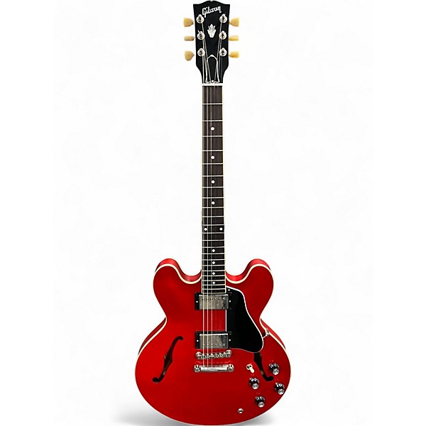 Used 2022 Gibson ES335 Satin Cherry Hollow Body Electric Guitar