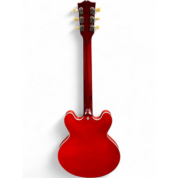 Used 2022 Gibson ES335 Satin Cherry Hollow Body Electric Guitar