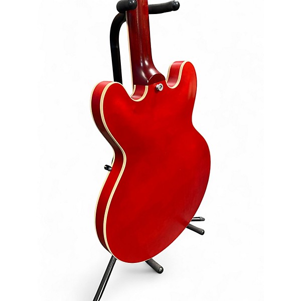 Used 2022 Gibson ES335 Satin Cherry Hollow Body Electric Guitar