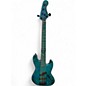 Used Spector Coda5 DLX Ish Limited  Limited Coral Blue Electric Bass Guitar thumbnail